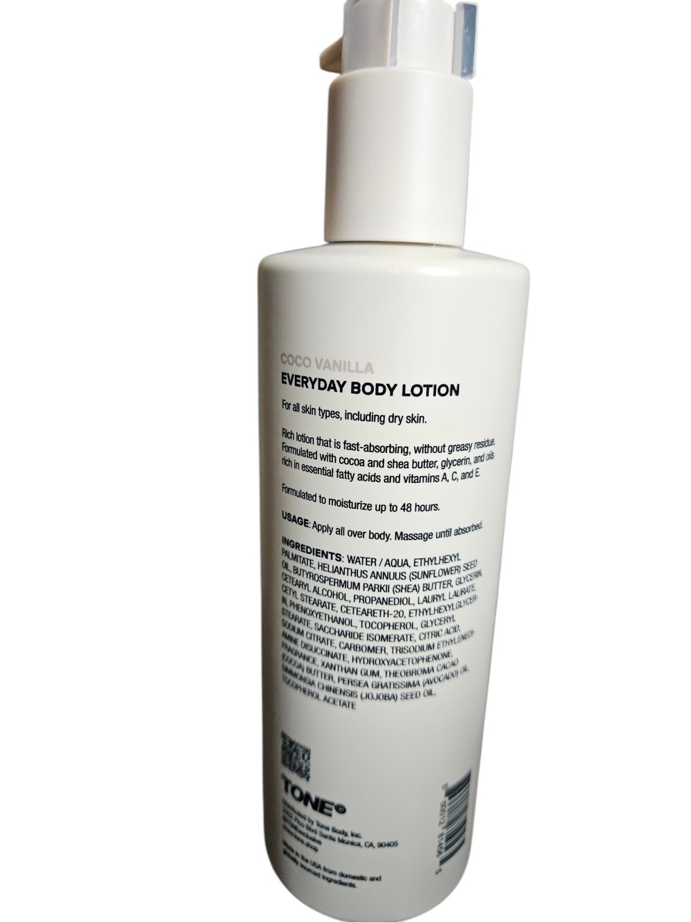 TONE Coco Vanilla Everyday Body Lotion - 12.2 Fl Oz - Picture 2 of 2